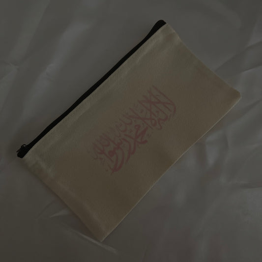 Blush cream shahada pouch