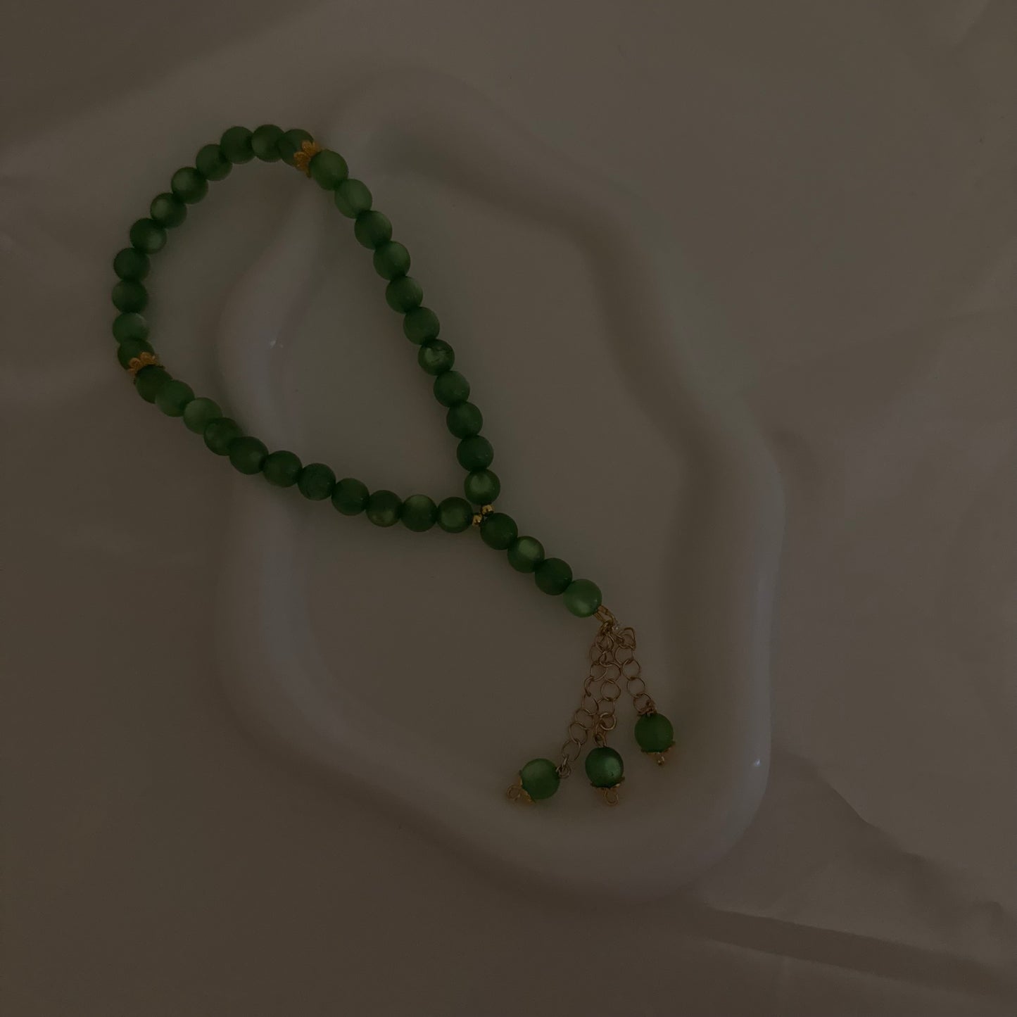 Emerald tasbeeh