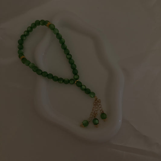 Emerald tasbeeh